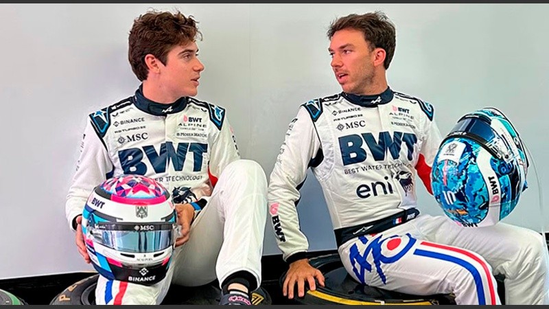 Colapinto y Gasly.