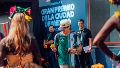 El argentino arribó a México con una camiseta de ambos países.
