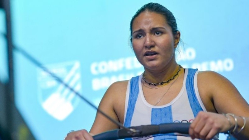 Abigail, oriunda de Ibarlucea comenzó a los 12 años practicando kayak en un centro comunitario de su barrio