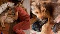 Lucy, la perra de Jimena Barón, tuvo cinco cachorros. (Instagram)