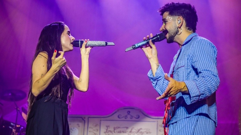 La presencia de Evaluna, una de las sorpresas de la noche (Diego de Bruno / Dos Dos Uno)