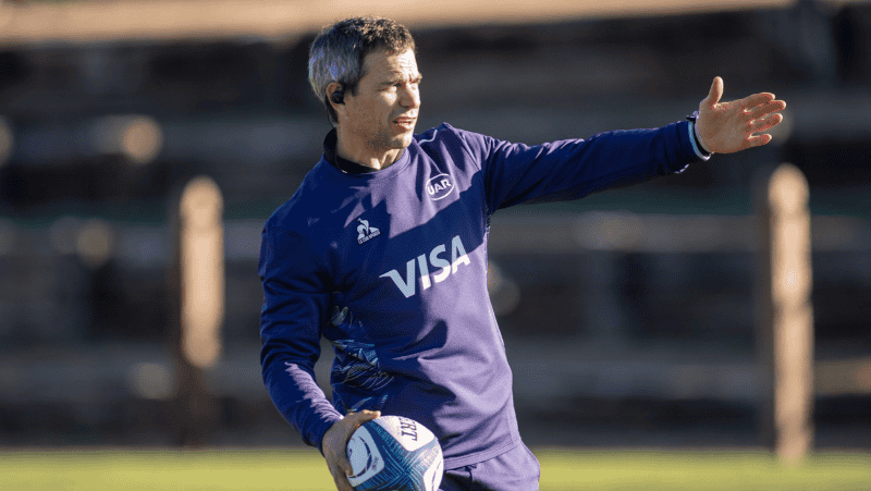 Nicolás Vergallo, formado en Jockey Club, es uno de los entrenadores asistentes en Argentina XV. (Prensa UAR)