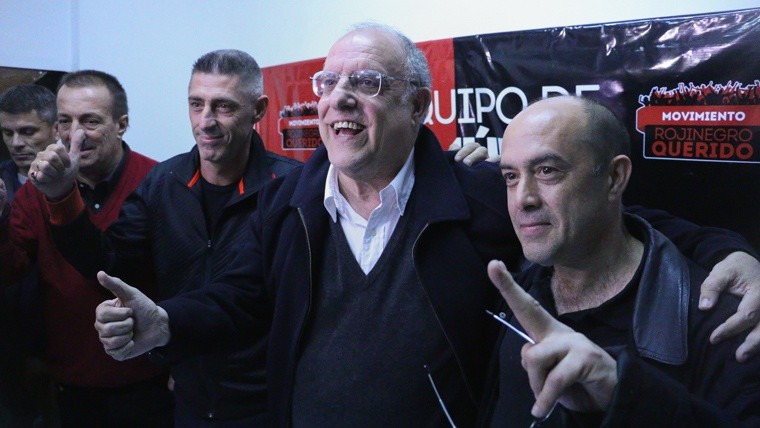 Bermúdez junto a D'Amico y Tiki Martínez. (Alan Monzón/Rosario3)