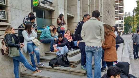 El dolor de la novia, amigos y allegados de Fabricio en Tribunales. 