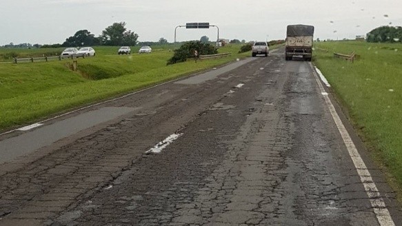 Imagen de la desidia, que ya causó numerosos siniestros en ese sector.