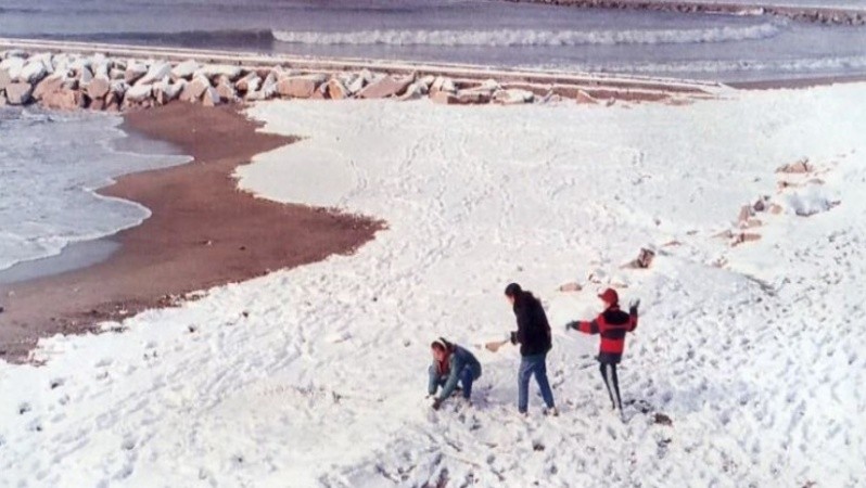 Pasaron casi tres décadas de la última nevada.