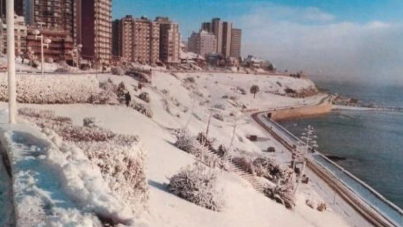 La ciudad no olvida despertar de blanco. 