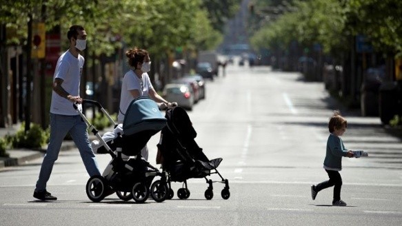 españa coronavirus niños