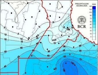 Lluvias en el sur, escasez en el norte (BCR)