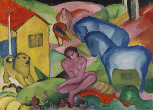 El sueño, Franz Marc, 1912.