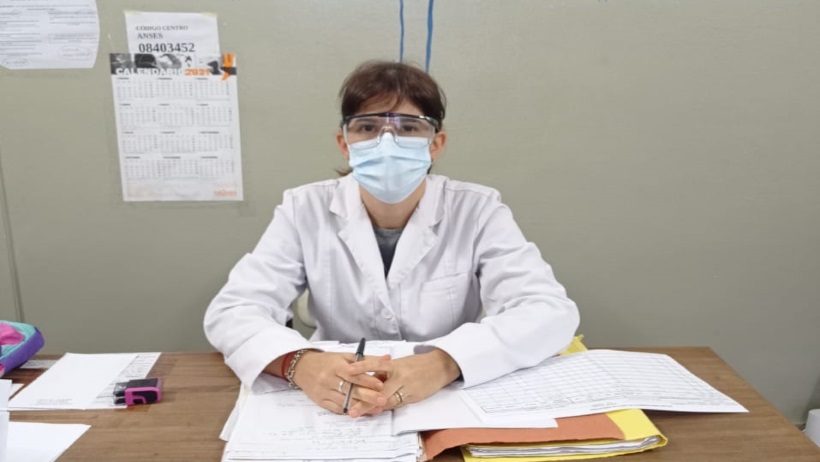 Médica pediatra Lorena Garnedi (MP 16701).