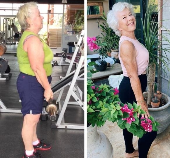 Una rutina de gimnasia cambió su vida.