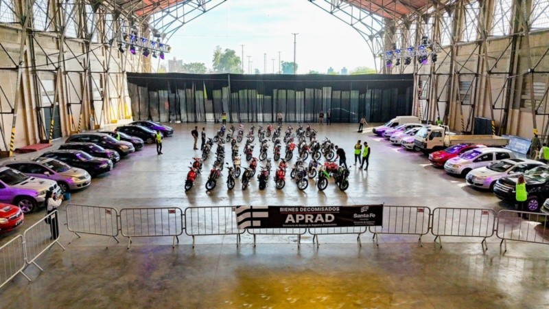 El lote de motos subastadas. 