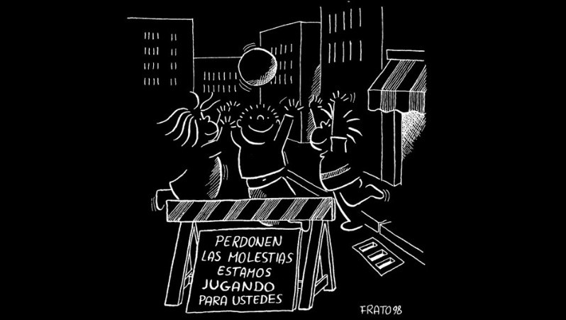 Tonucci fue creador de las historietas sobre la infancia en el Consejo de Niñas y Niños. 
