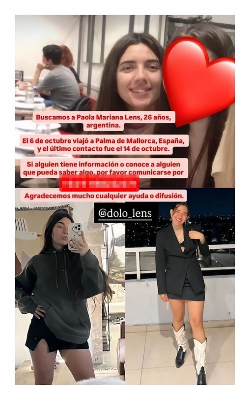  Los allegados de la joven de 26 años están pidiendo ayuda para dar con su paradero.