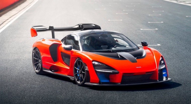 &nbsp;El alerón era una pieza original del McLaren Senna.