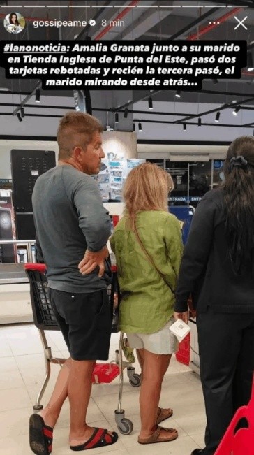 La publicación de la periodista Pochi de Gossipeame (El Trece).