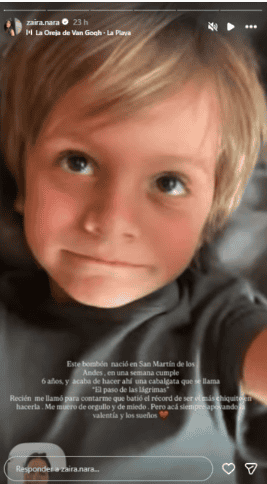 &nbsp;La publicación de la hermana de Wanda en Instagram