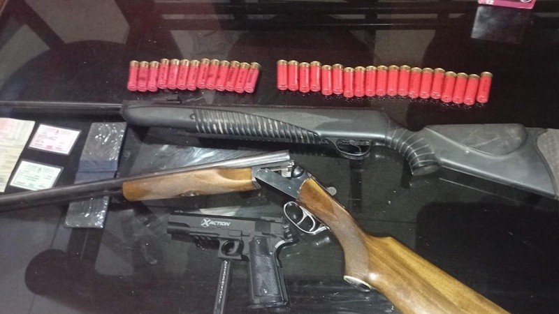 Elementos secuestrados en el otro procedimiento por violencia de género.&nbsp;