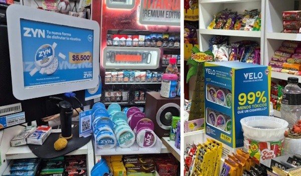 Las bolsitas de nicotina que se venden en los kioscos de nuestro país (Foto: Chequeado)