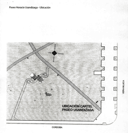 El lugar que pasará a nombrarse Horacio Usandizaga.&nbsp;