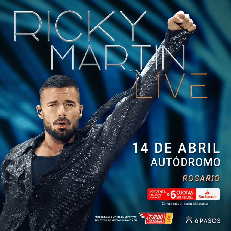 &nbsp;Ricky Martin en Rosario