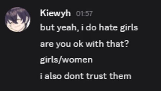 'Odio a las mujeres', dijo el joven parricida.