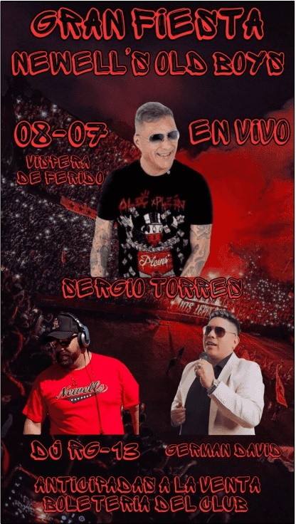 La fiesta que no fue. Por seguridad, Astore le bajó el pulgar al cumbión de Sergio Torres en los parrilleros.