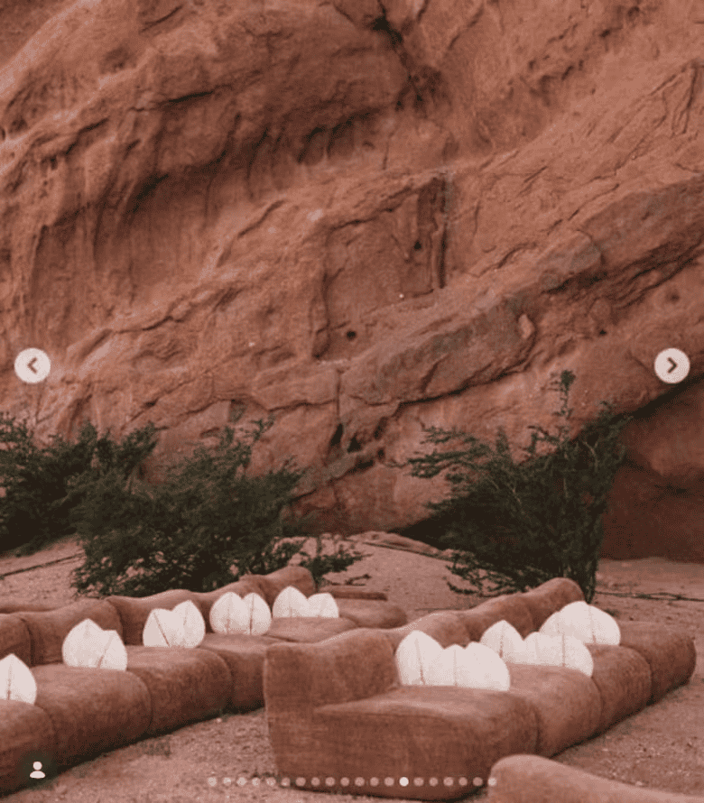 La ambientación de la boda en Cafayate. (Foto: Informate Salta)