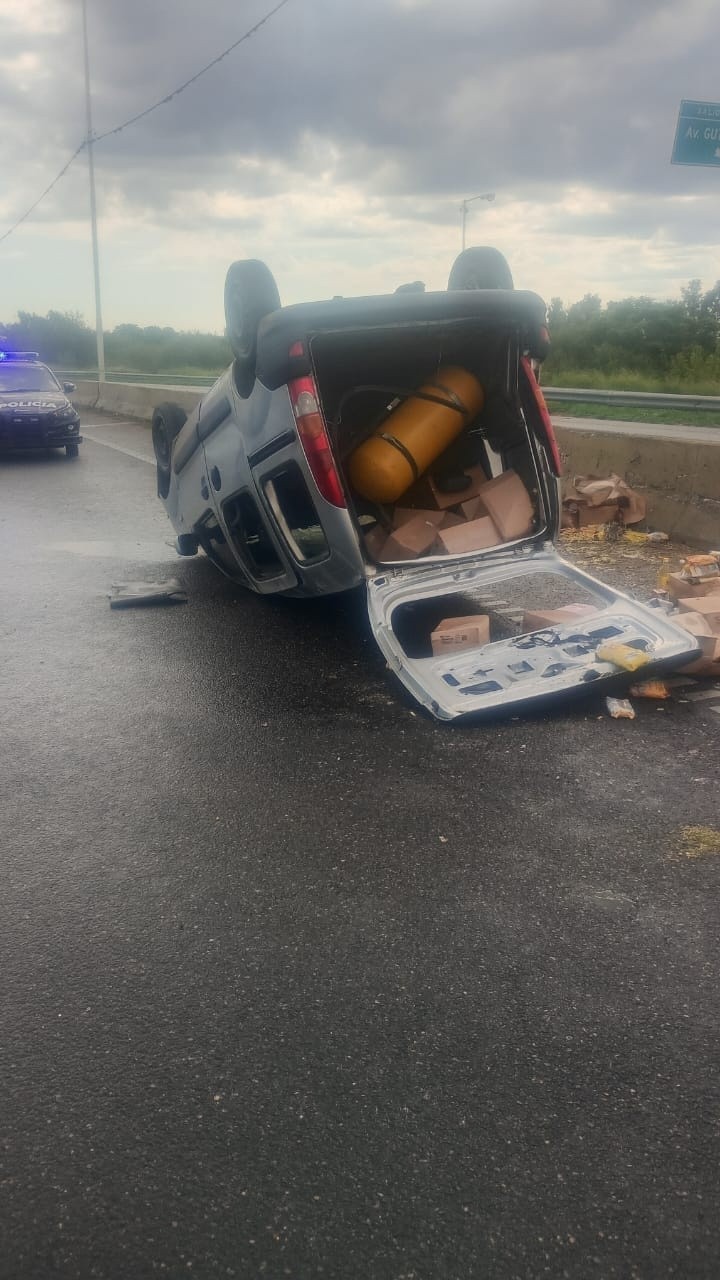 &nbsp;Así quedó el vehículo.