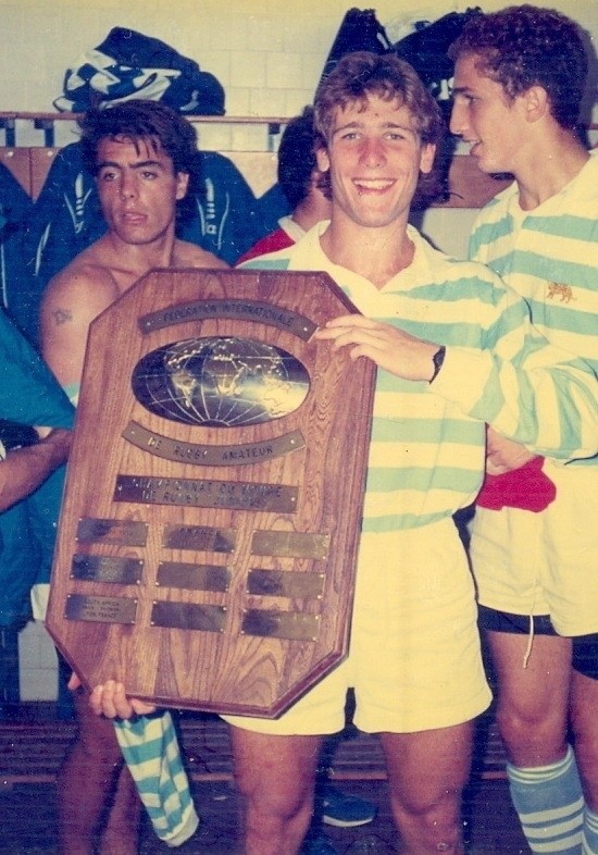 &nbsp;Sebastián Etchart, formado en Old Resian y único rosarino en el plantel Pumita campeón Mundial en 1996.