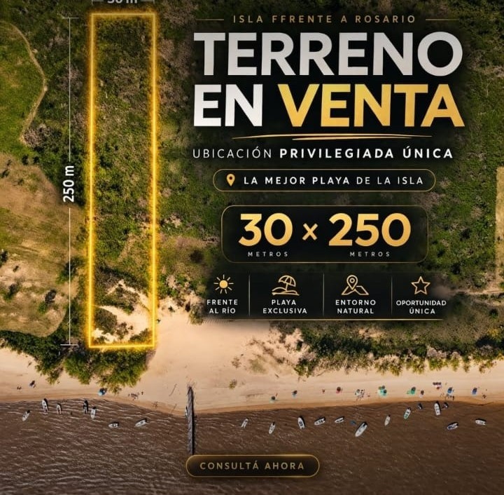 Promocionan por redes sociales la venta de terrenos en la isla
