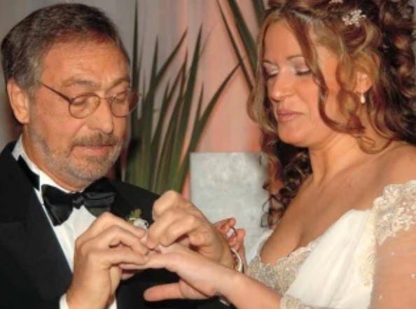 Luis Brandoni y Mónica López el día de su boda, en 2007.&nbsp;