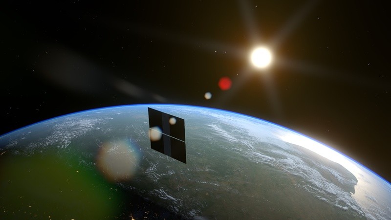 &nbsp;Render del datacenter de Starcloud, orbitando la línea divisoria entre el día y la noche
