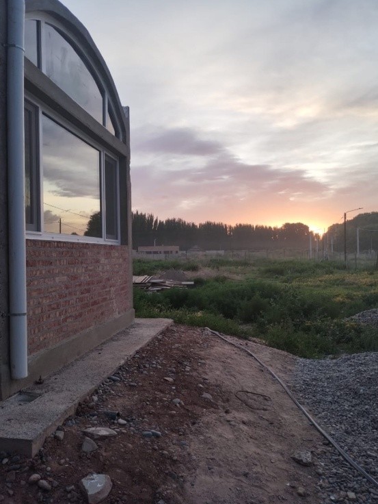 &nbsp;La obra en plena ejecución.