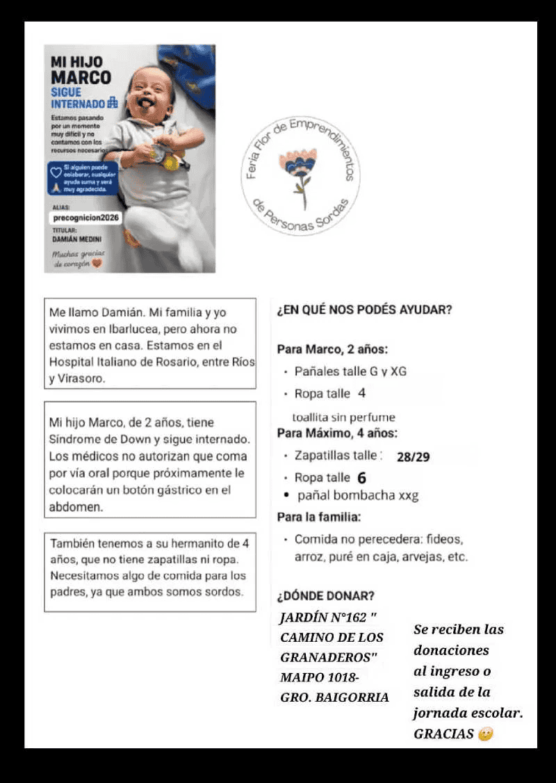 &nbsp;Los datos para colaborar. 