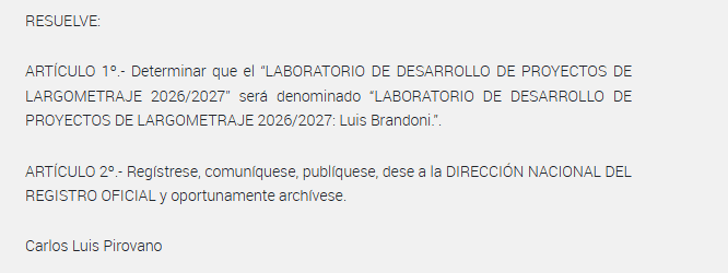 &nbsp;Captura boletín oficial. 