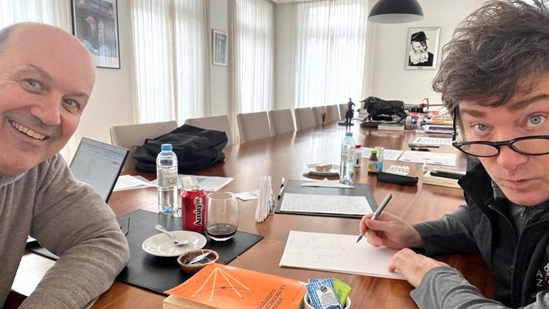 Javier Milei y Federico Sturzenegger, impulsores del proyecto de ley&nbsp;