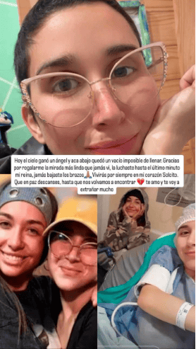 &nbsp;La despedida de la artista a su seguidora.