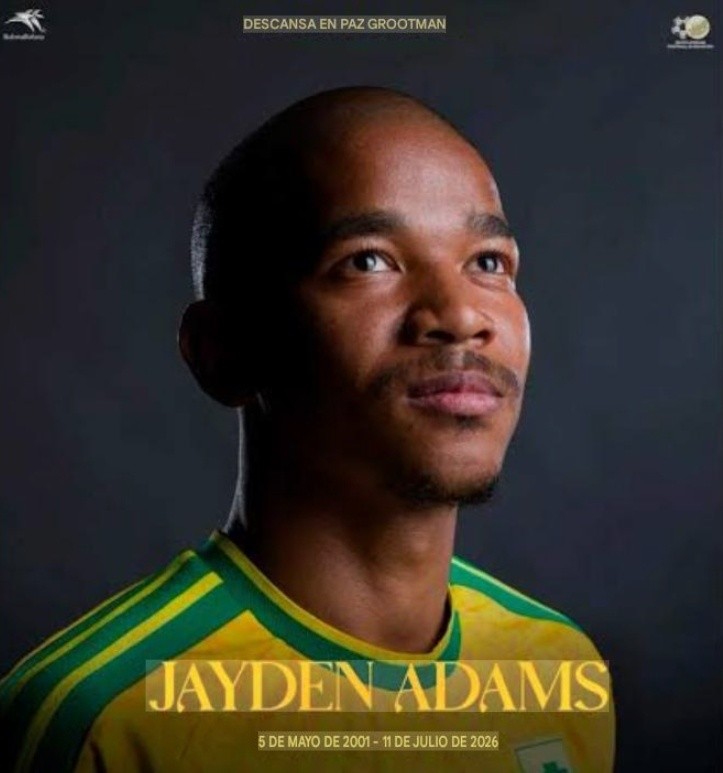 Jayden Adams fue homenajeado también en el Mundial.
