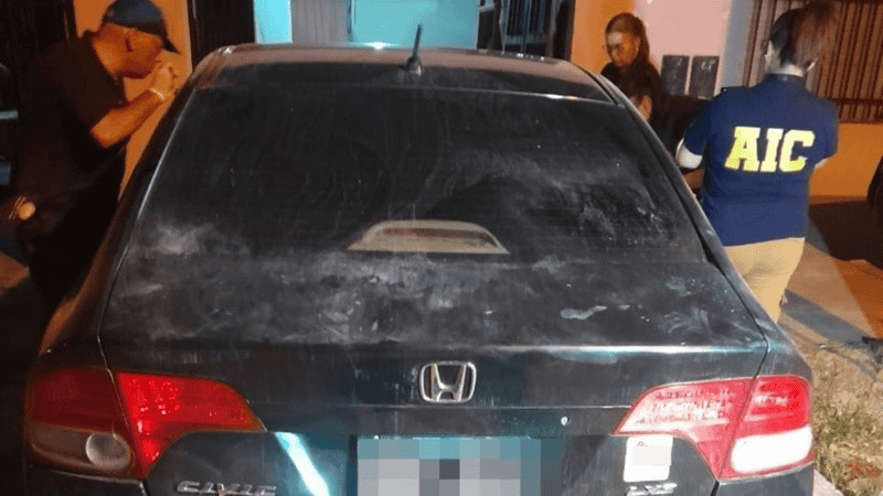 Encubrimiento. El Civic estaba oculto en la casa de los Borda.&nbsp;