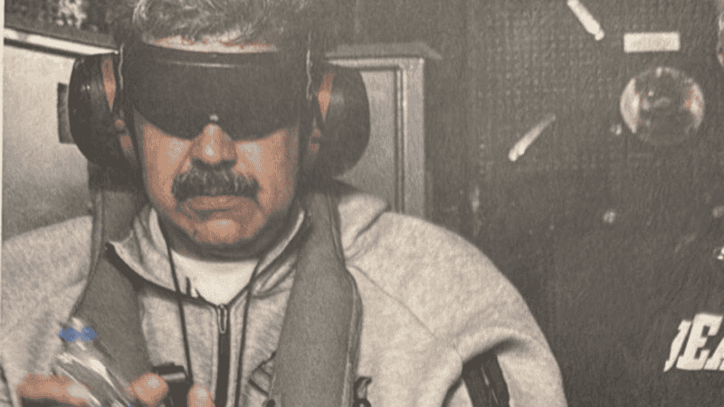 La primera imagen de Nicolás Maduro tras la captura del Ejército de Estados Unidos.&nbsp;