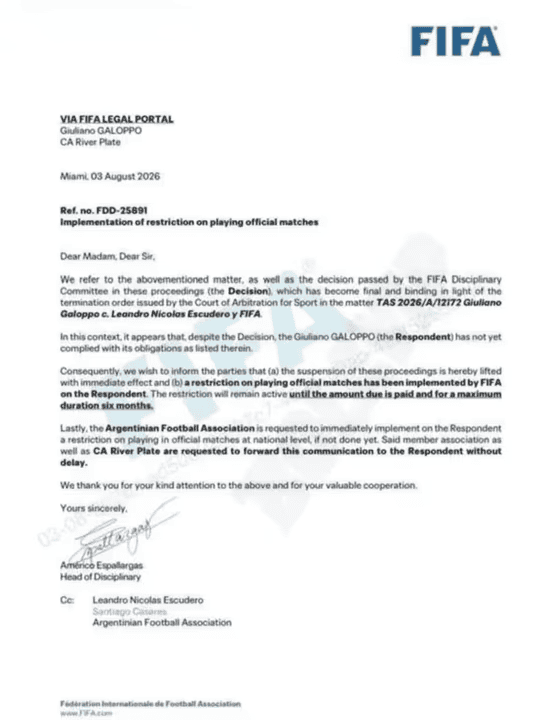 &nbsp;La sanción entró en vigencia este lunes.