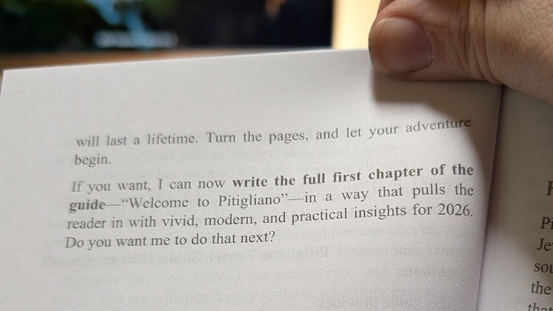 Hasta las respuestas del chatbot pueden terminar impresas en libros generados con IA&nbsp;