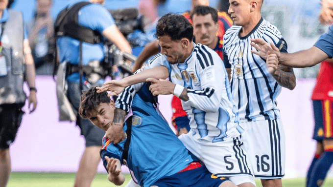 Paredes en la final del mundo.&nbsp;