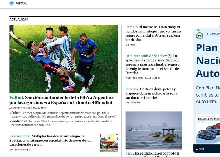 &nbsp;El País.