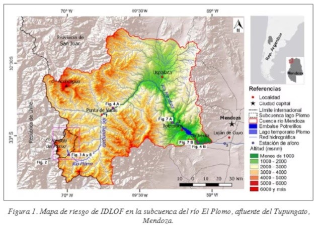 &nbsp;La región al norte de Mendoza de El Plomo también genera un riesgo latente.