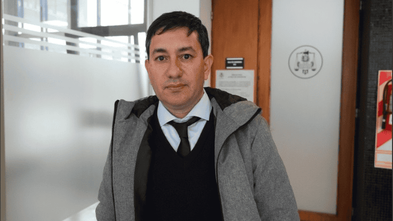 Diego García en el tribunal. (Alan Monzón)&nbsp;