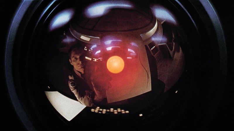 HAL 9000, la inteligencia artificial ficticia del film 2001 Odisea del espacio&nbsp;