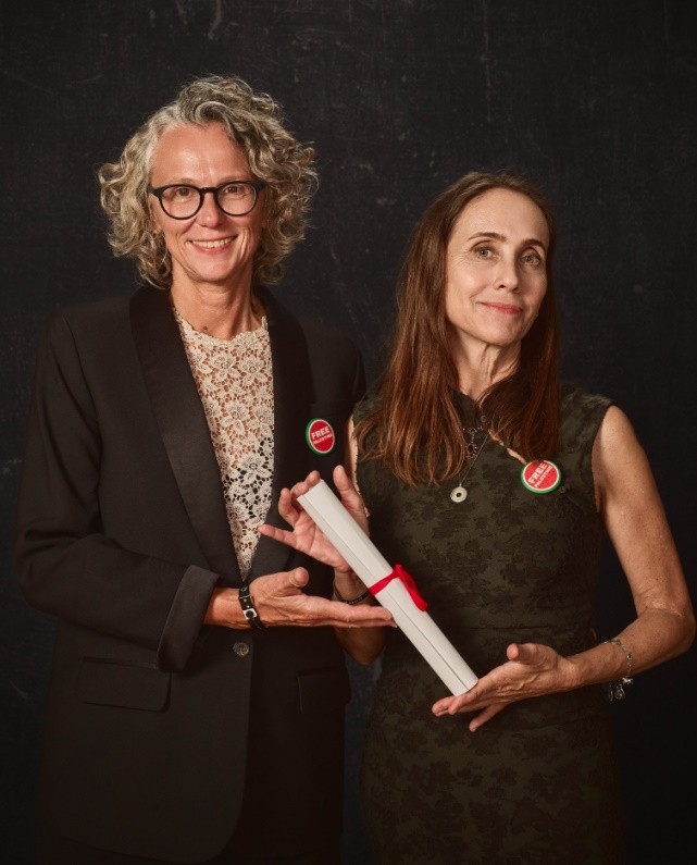 Las directoras Julia Solomonoff .&nbsp;Alessandra Sanguinetti (X/@sansebastianfes)